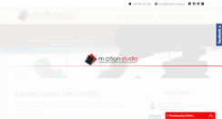 Desktop Screenshot of motion-studio.pl